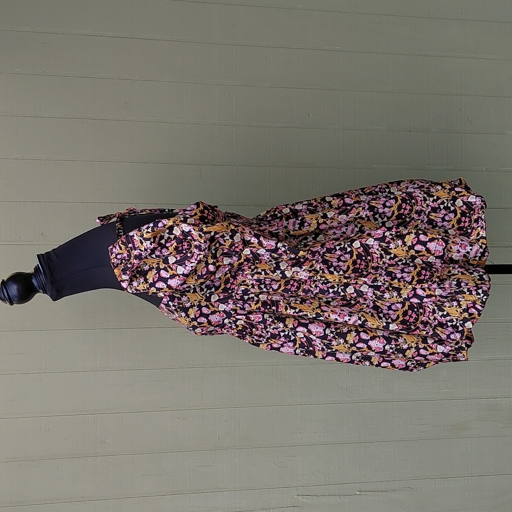 Buddy Love Stassie Puff Sleeve Baby Doll Floral Dress Sz XS - Picture 5 of 16
